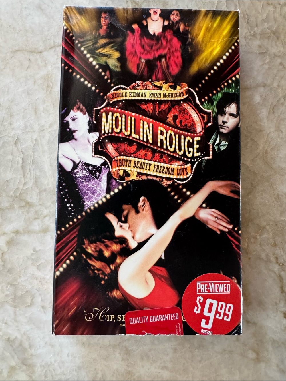 Moulin Rouge! Movie VHS